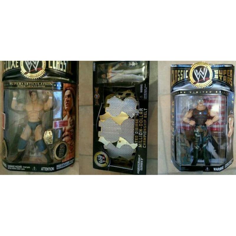 Jakks WWE Classic Superstars New Boxed MOC Figures 1, 2 and 3 Packs (Individually priced in listing)