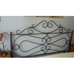 Wrought Iron Headboard (without bed).