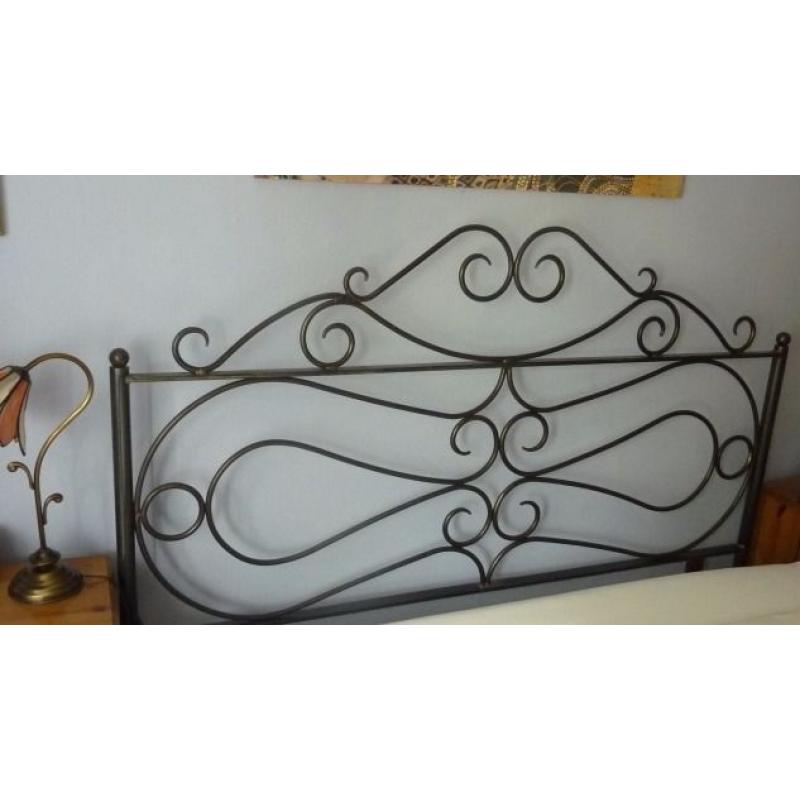 Wrought Iron Headboard (without bed).