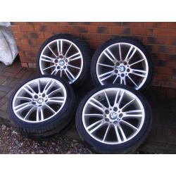 BMW 18" MV3 Alloy Wheels & Tyres in need of Refurb