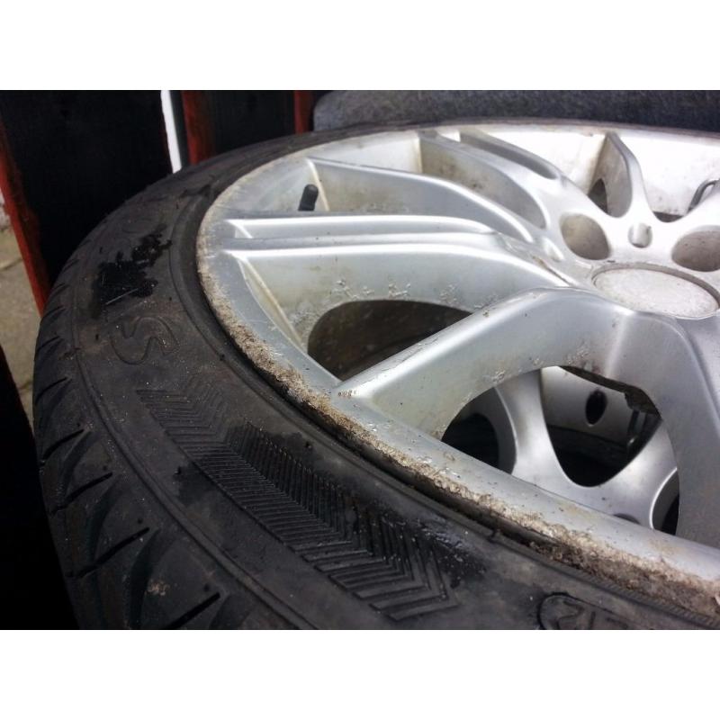 BMW 18" MV3 Alloy Wheels & Tyres in need of Refurb