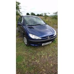 53 Plate Peugeot 206 1.1 S Mot till next year