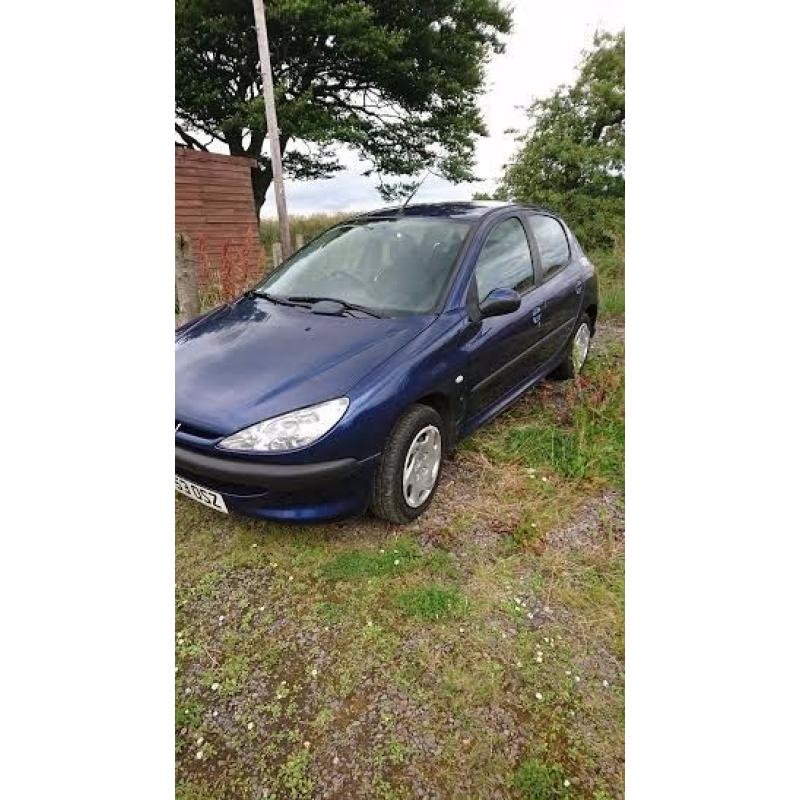 53 Plate Peugeot 206 1.1 S Mot till next year