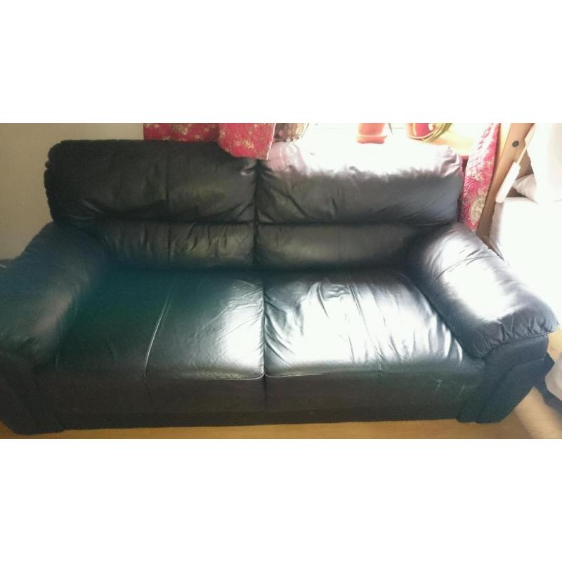 Leather sofa