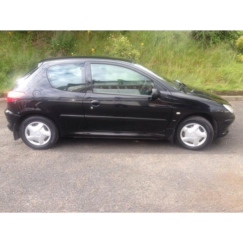 Peugeot 206 1.3 lx only 43000 miles 1 lady owner like corsa punto fiesta