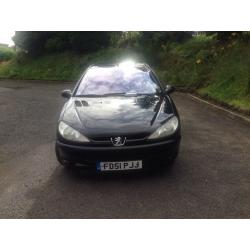 Peugeot 206 1.3 lx only 43000 miles 1 lady owner like corsa punto fiesta