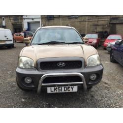 2001 Hyundai Santa Fe automatic, starts and drives very well, MOT until 28th December, car located i