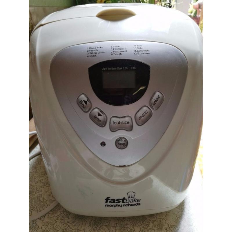 Bread Maker, Morphy Richards "Fastbake"