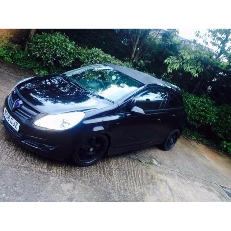 ~ 2008 Vauxhall Corsa SXi 1.4 Black (16v) 3 Door Modified ~ Coilovers ~ SWAP /PX ~