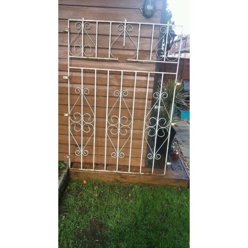 Large Wrought Iron Security Gate 62" x 43"