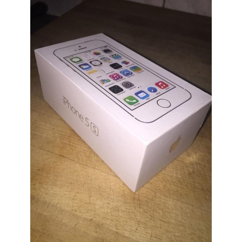 IPHONE 5S 16GB WHITE/SILVER,UNLOCKED TO VODAFONE LEBARA,GOOD CONDITION,COMES BOXED