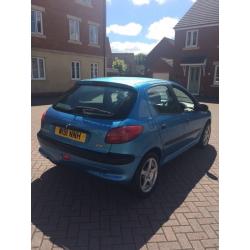 Peugeot 206 1.4 glx. Spares or repairs