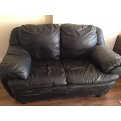 Leather sofa