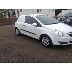 VAUXHALL CORSA VAN DIRECT BT F/S/H NO VAT