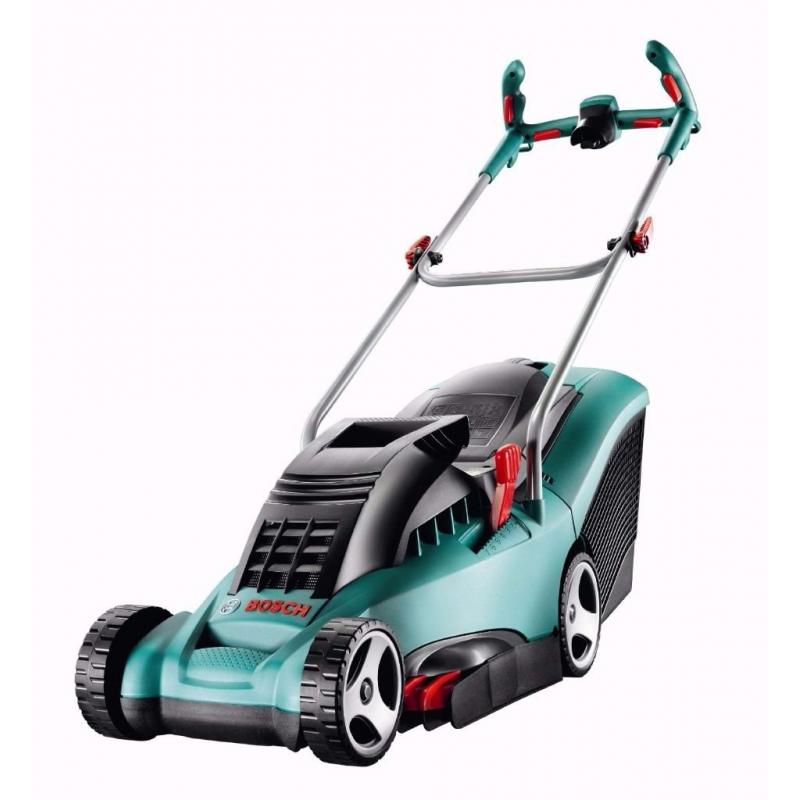 Bosch Rotak 34 Ergoflex 1400W Electric Rotary Lawnmower (34 cm Cutting Width)