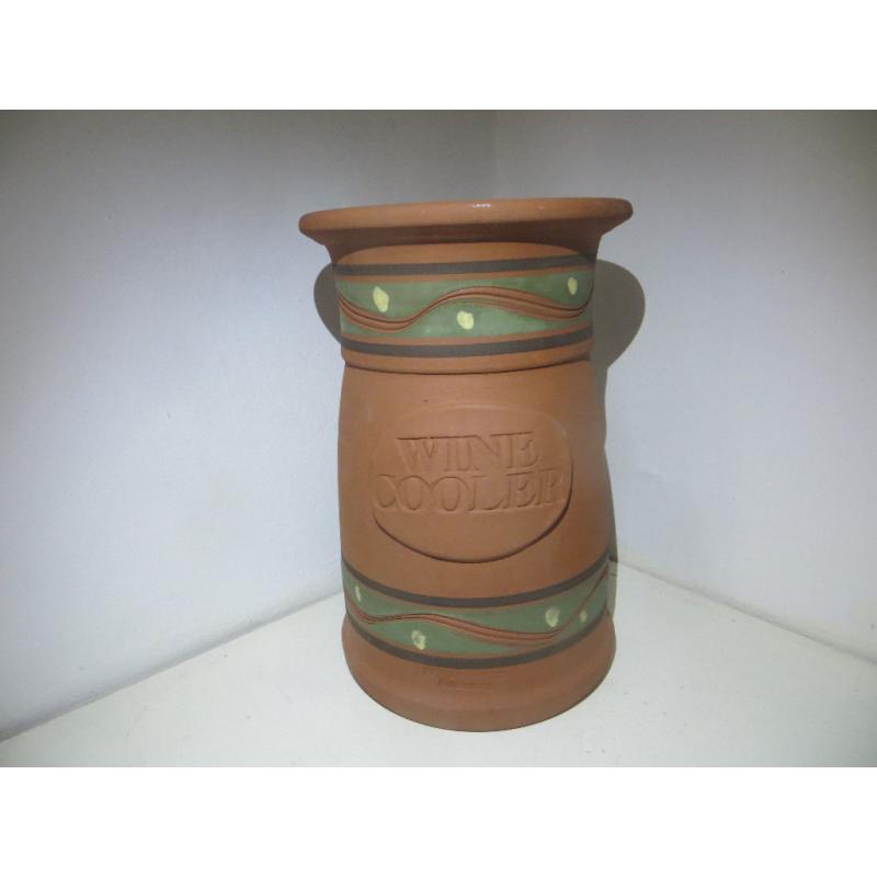 Handmade Pottery Wine Cooler Kiltrea Bridge Pottery Ireland Irish Studio Pottery