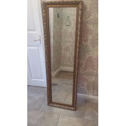 Reproduction Antique Gold gilt Wall hall Mirror