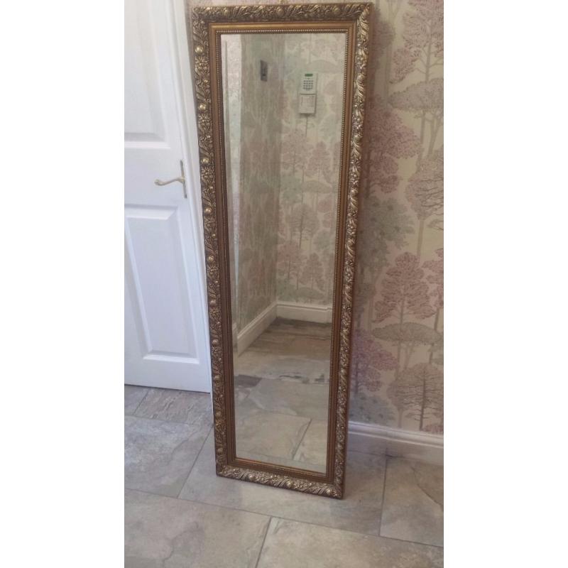 Reproduction Antique Gold gilt Wall hall Mirror