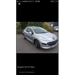 57 plate Peugeot 207 1.4