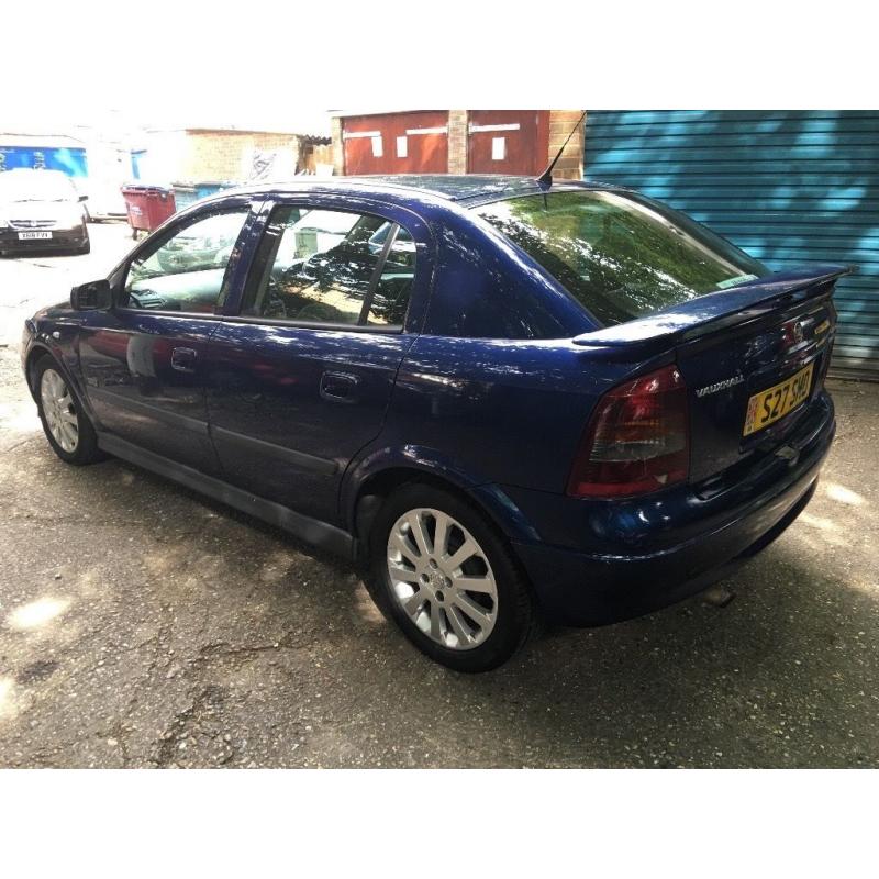 Vauxhall Astra SXI 16V 1598cc petrol 5 speed manual 5 door hatchback 53 Plate 31/12/2003 Blue