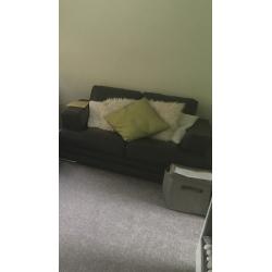 Dfs leather 3 seater and 2 seater