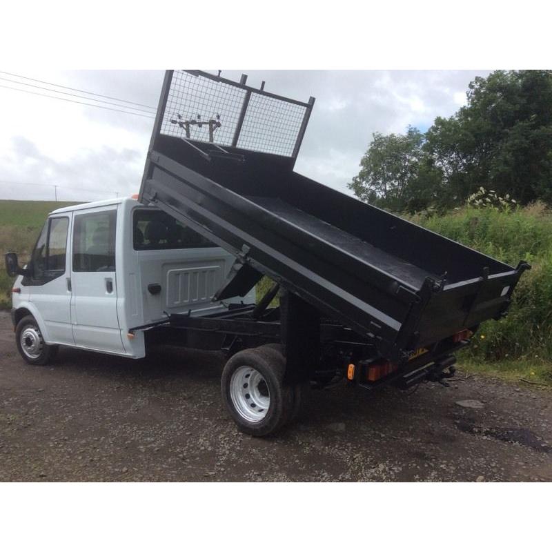 FORD TRANSIT 350 CREWCAB TIPPER 2.4 TD 2007 07 REG 70 000 MILES