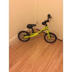 Balance bike & helmet for sale