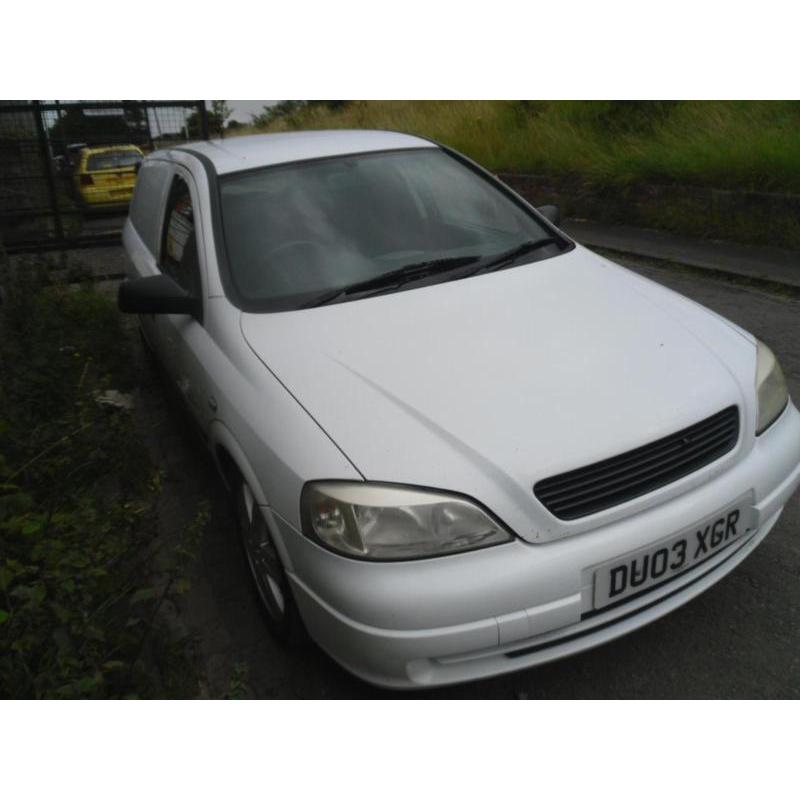 2003 VAUXHALL ASTRAVAN Envoy 1.7 Turbo