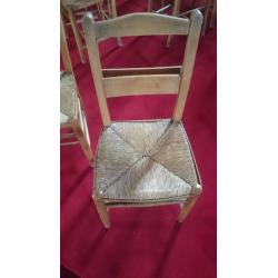 50 wooden wicker chairs