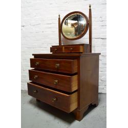 Edwardian inlaid mahogany dressing chest (DELIVERY AVAILABLE)