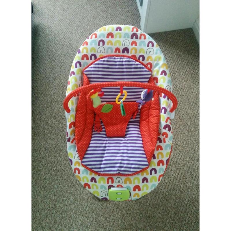 Mamas and Papas musical vibrating bouncy chair