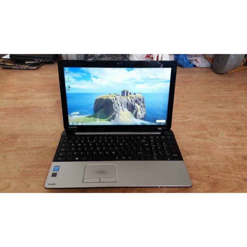 toshiba satellite c55 windows 7 8g memory webcam wifi dvd drive processor intel core i3