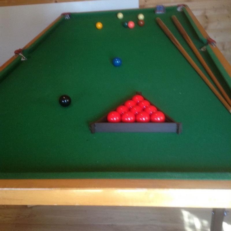 Kids snooker table priced to go.