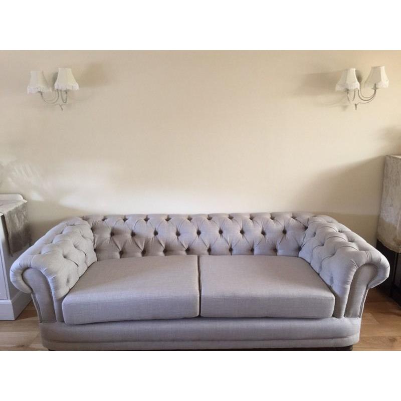 Brand new 3 seater chesterfield sofa