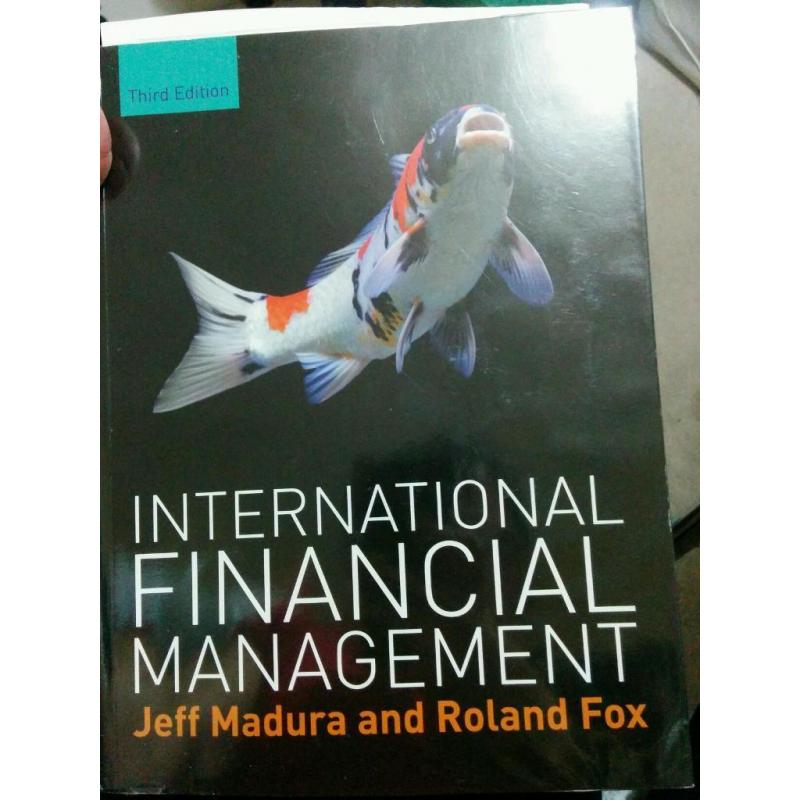 International Financial Management 3rd edition - Madura and Fox - EXCELLENT CONDITION - Negotiable