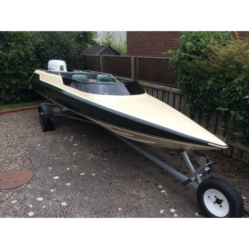 Reiver 16.5ft Speedboat with Johnson 90 V4 (similar to Phantom, Ring, Marshan)