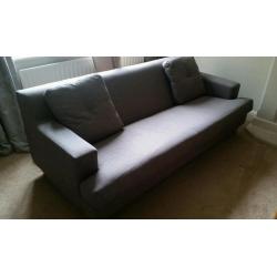 John Lewis large Alex sofa in grey colour