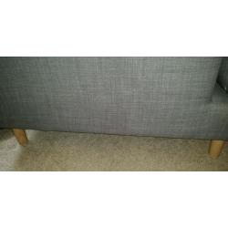 John Lewis large Alex sofa in grey colour