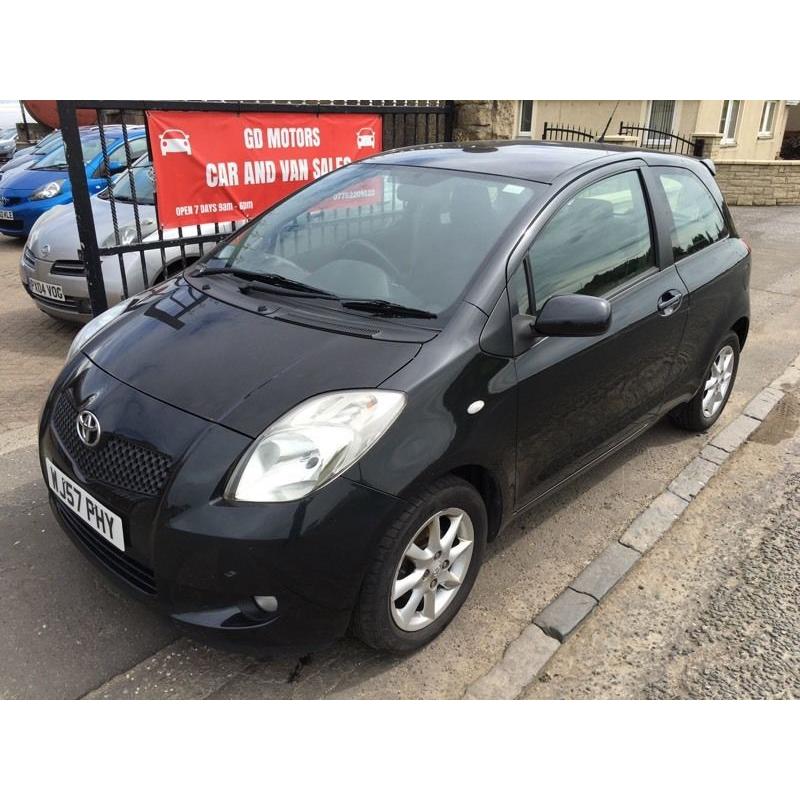 2007 (57) TOYOTA YARIS SR 1.2, 1 OWNER, 1 YEAR MOT, WARRANTY