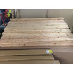 Wood Larch boards for fence, cladding or similar