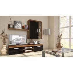 Livingroom furniture , wenge colour, 3 pcs