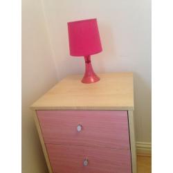 Girls bedside table