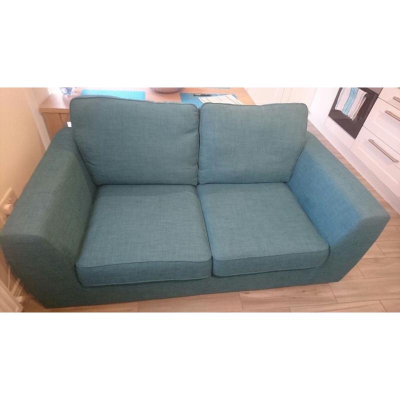 DFS 2 SEATER SOFA BED TEAL