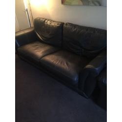 Large Leather Sofa