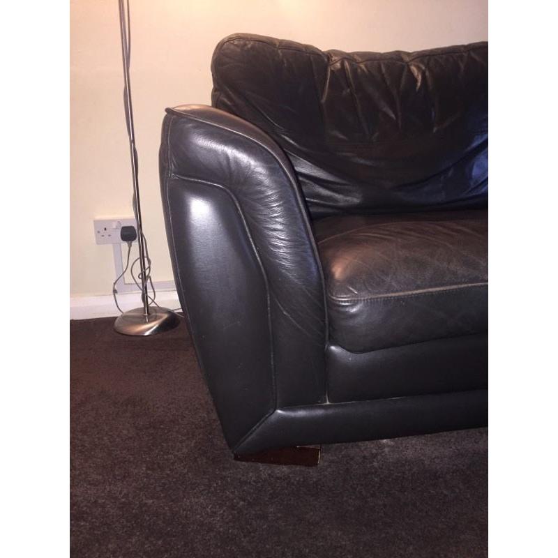 Large Leather Sofa