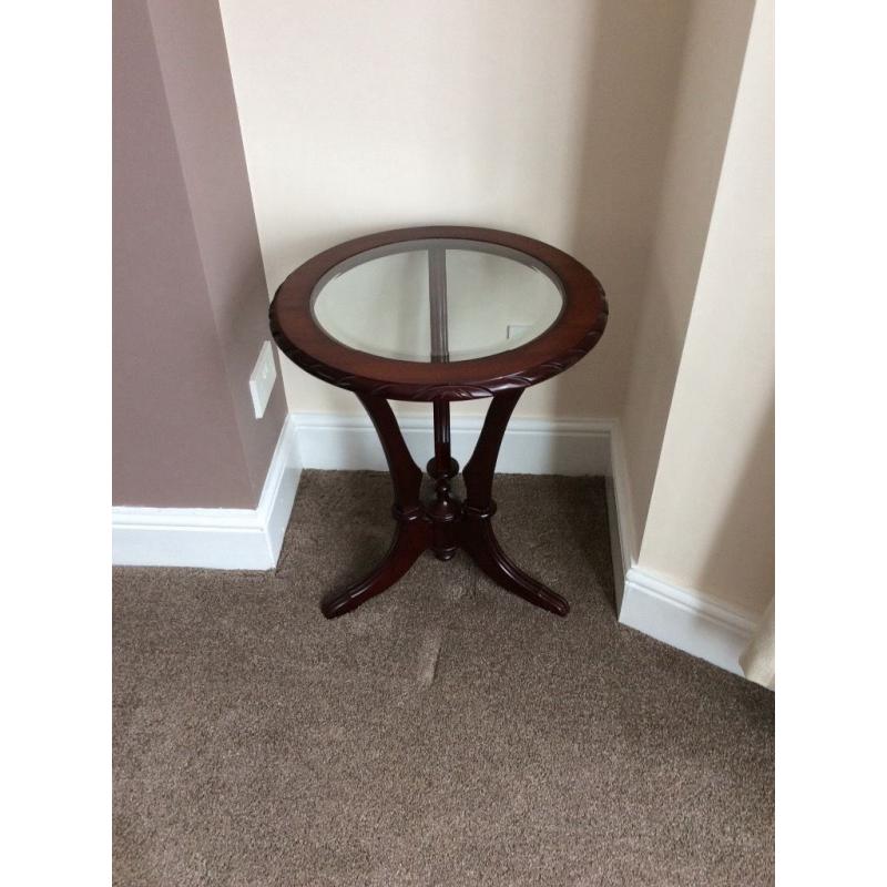 J E Coyle lamp table