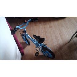 Kids blue bike in great condition