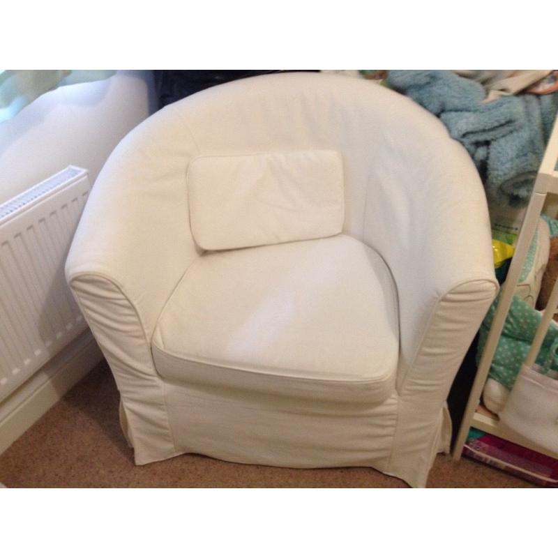 IKEA tub chair with cover