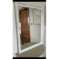 LARGE ornate vintage wall mirror