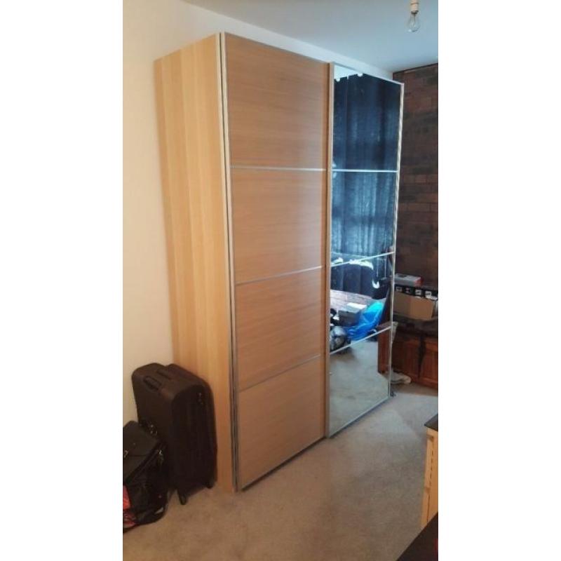 2x sliding doors plus one carcass ikea(doors alone cost 285) make an offer as need to get rid asap.